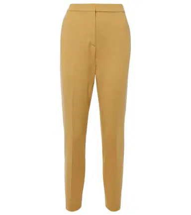 Max Mara Pegno cropped jersey slim pants | Thumbnail 1