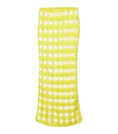 Anna Kosturova Bella crochet cotton maxi skirt | Thumbnail 1
