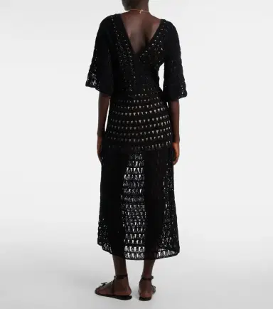 Anna Kosturova Marissa cotton crochet maxi dress | Thumbnail 5