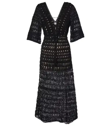 Anna Kosturova Marissa cotton crochet maxi dress | Thumbnail 1