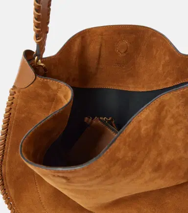 Isabel Marant Oskan braided suede shoulder bag | Thumbnail 3