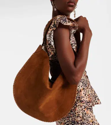 Isabel Marant Oskan braided suede shoulder bag | Thumbnail 6