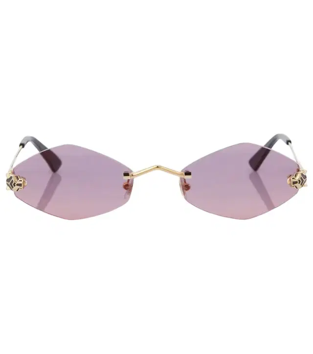 Cartier Eyewear Collection Panthère de Cartier geometric sunglasses