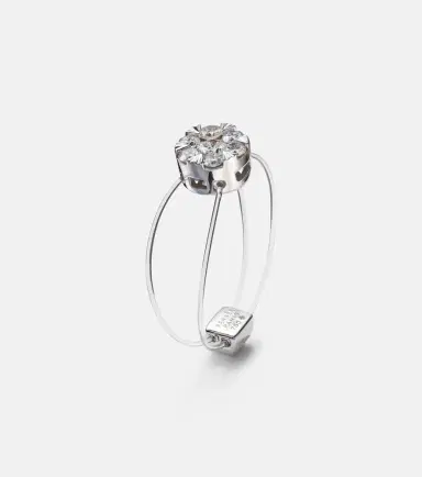 Persée Persée Floating 18kt white gold ring with diamond | Thumbnail 2