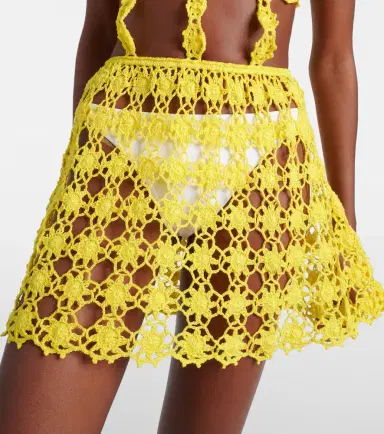 Anna Kosturova Ibiza crochet cotton minidress | Thumbnail 5