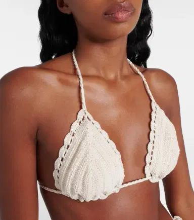 Anna Kosturova Crochet bikini top | Thumbnail 3