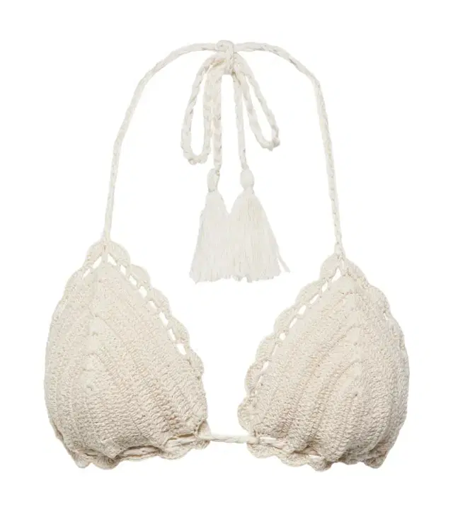 Anna Kosturova Crochet bikini top