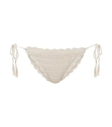 Anna Kosturova Classic crochet cotton bikini bottom | Thumbnail 1