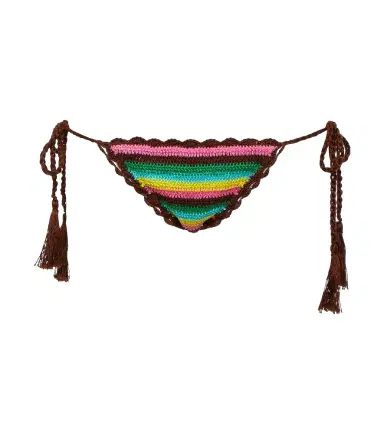 Anna Kosturova Striped crochet bikini bottoms | Thumbnail 1