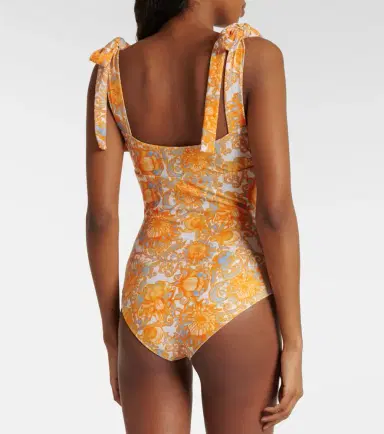 La DoubleJ Barbarella floral swimsuit | Thumbnail 2