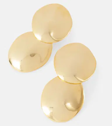 Jennifer Behr Issey 18kt gold-plated drop earrings | Thumbnail 4