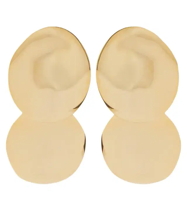 Jennifer Behr Issey 18kt gold-plated drop earrings