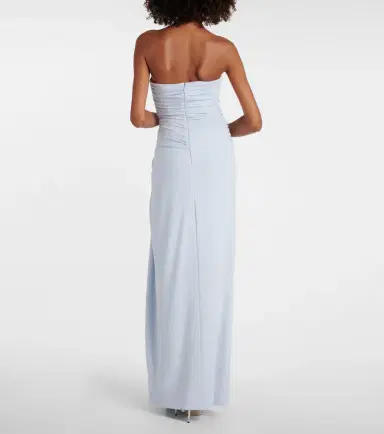 Simkhai Emma draped jersey bustier gown | Thumbnail 5