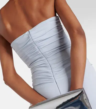 Simkhai Emma draped jersey bustier gown | Thumbnail 7