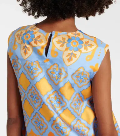 La DoubleJ San Carlo printed silk twill top | Thumbnail 3