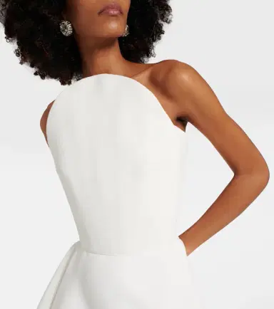 Maticevski Bridal Epitome tulle-trimmed crêpe gown | Thumbnail 5