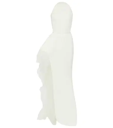 Maticevski Bridal Epitome tulle-trimmed crêpe gown | Thumbnail 1