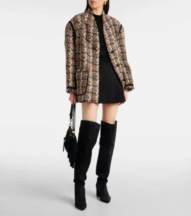 Paris Texas Anja suede over-the-knee boots | Thumbnail 5