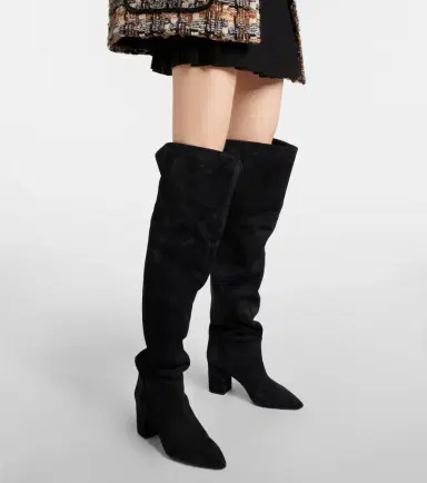 Paris Texas Anja suede over-the-knee boots | Thumbnail 6