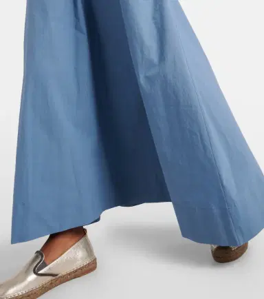 Brunello Cucinelli Embellished cotton poplin maxi dress | Thumbnail 3