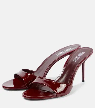 Paris Texas Lidia 70 patent leather mules | Thumbnail 3