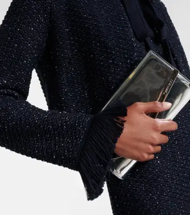 Oscar de la Renta Cotton-blend tweed jacket | Thumbnail 5