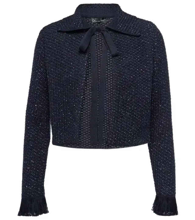 Oscar de la Renta Cotton-blend tweed jacket
