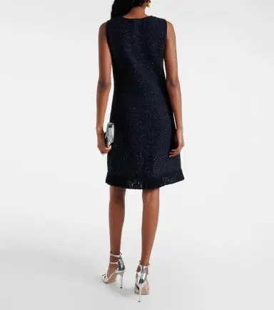 Oscar de la Renta Cotton-blend tweed minidress | Thumbnail 5