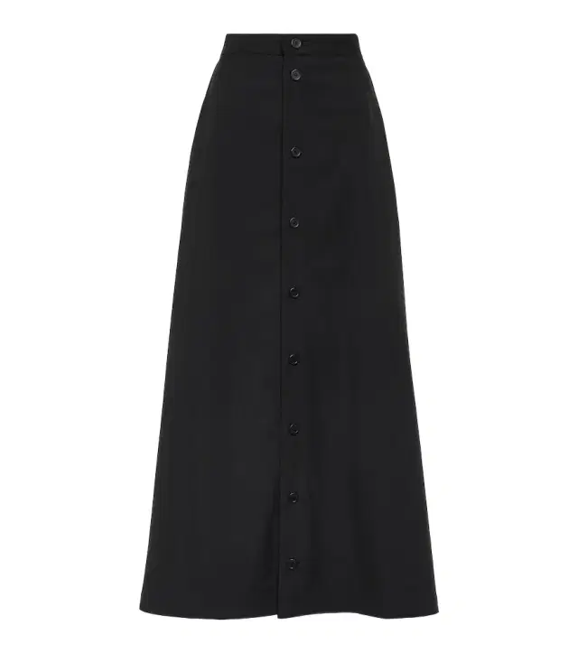 Wool maxi skirt