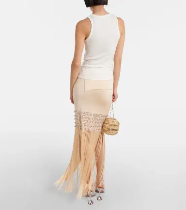 Rabanne Ring-detail cotton-blend jersey tank top | Thumbnail 3