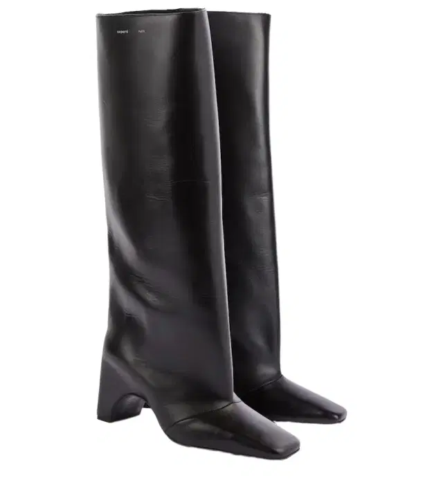 Coperni Bridge leather knee-high boots