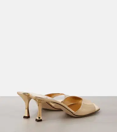 Jimmy Choo Skye 70 metallic leather mules | Thumbnail 3