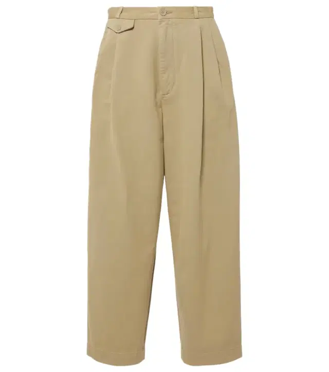Agolde Becker wide-leg cotton twill chinos