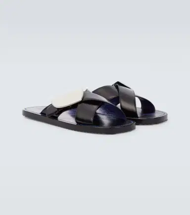 Burberry EKD Leather sandals | Thumbnail 2