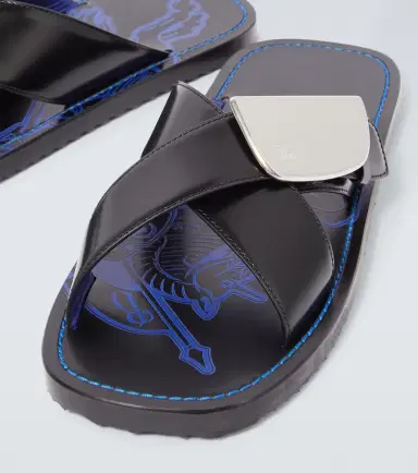 Burberry EKD Leather sandals | Thumbnail 6