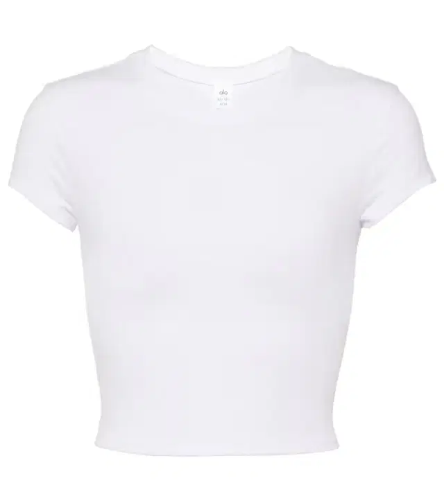 Alosoft cropped jersey T-shirt