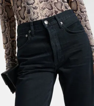 Agolde Riley Crop high-rise slim jeans | Thumbnail 2