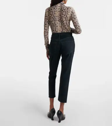 Agolde Riley Crop high-rise slim jeans | Thumbnail 6
