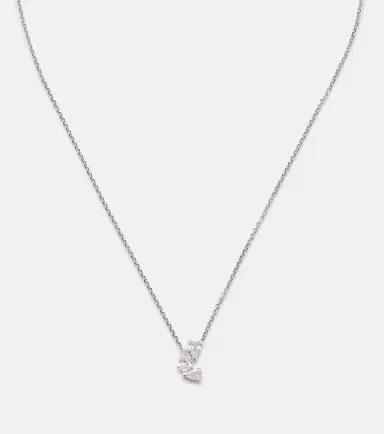 Repossi Serti Sur Vide 18kt white gold pendant necklace with diamonds | Thumbnail 3 Repossi Serti Sur Vide 18kt white gold pendant necklace with diamonds | Thumbnail 3