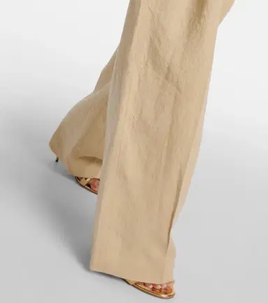 Tove Gabrielle high-rise linen wide-leg pants | Thumbnail 4