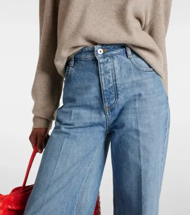 Bottega Veneta Mid-rise wide-leg jeans | Thumbnail 7