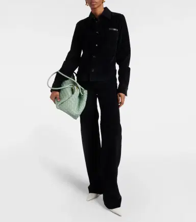Bottega Veneta High-rise cotton corduroy straight pants | Thumbnail 2