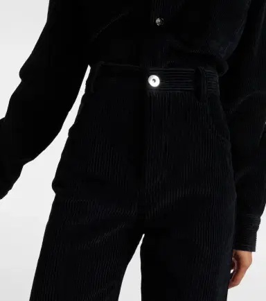 Bottega Veneta High-rise cotton corduroy straight pants | Thumbnail 4