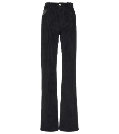 Bottega Veneta High-rise cotton corduroy straight pants | Thumbnail 1