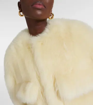 Bottega Veneta Cropped shearling jacket | Thumbnail 3