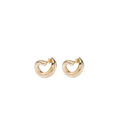 Bottega Veneta 18kt gold-plated sterling silver earrings | Thumbnail 1