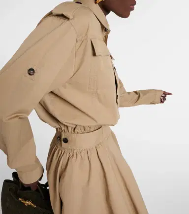 Bottega Veneta Cotton twill shirt dress | Thumbnail 5 Bottega Veneta Cotton twill shirt dress | Thumbnail 5