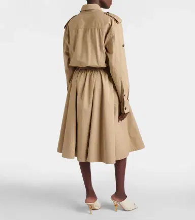 Bottega Veneta Cotton twill shirt dress | Thumbnail 6 Bottega Veneta Cotton twill shirt dress | Thumbnail 6