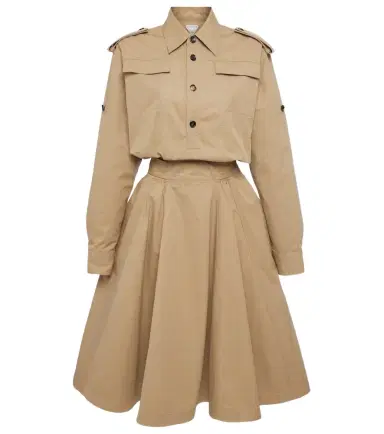 Bottega Veneta Cotton twill shirt dress | Thumbnail 1 Bottega Veneta Cotton twill shirt dress | Thumbnail 1