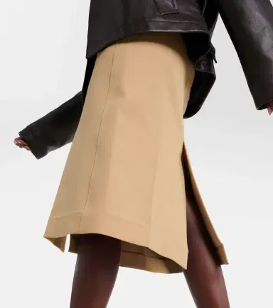 Bottega Veneta Cotton canvas pencil skirt | Thumbnail 4